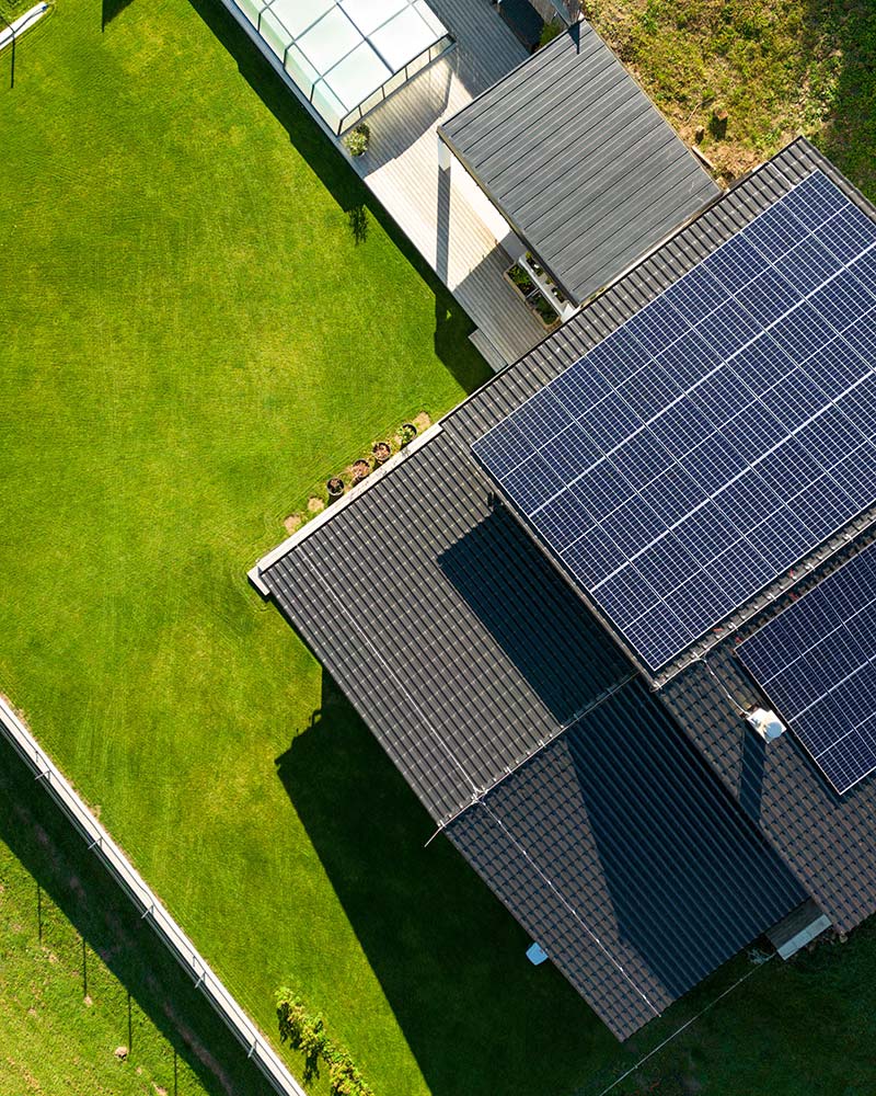 Example of a commercial solar system layout used for business properties in Greenfield, MA.